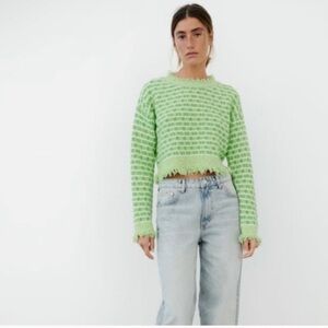 NWT Zara Tweed Style Sweater M